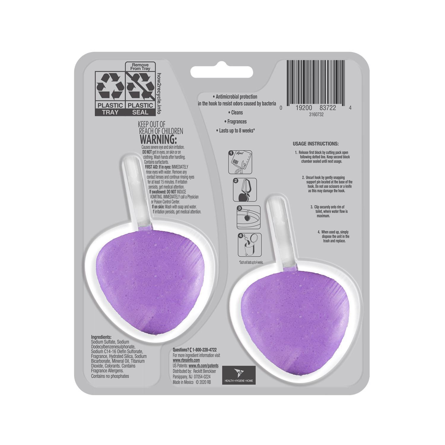 Lysol Automatic Cotton Lilac Scent Automatic Toilet Bowl Cleaner 2.82 oz Tablet