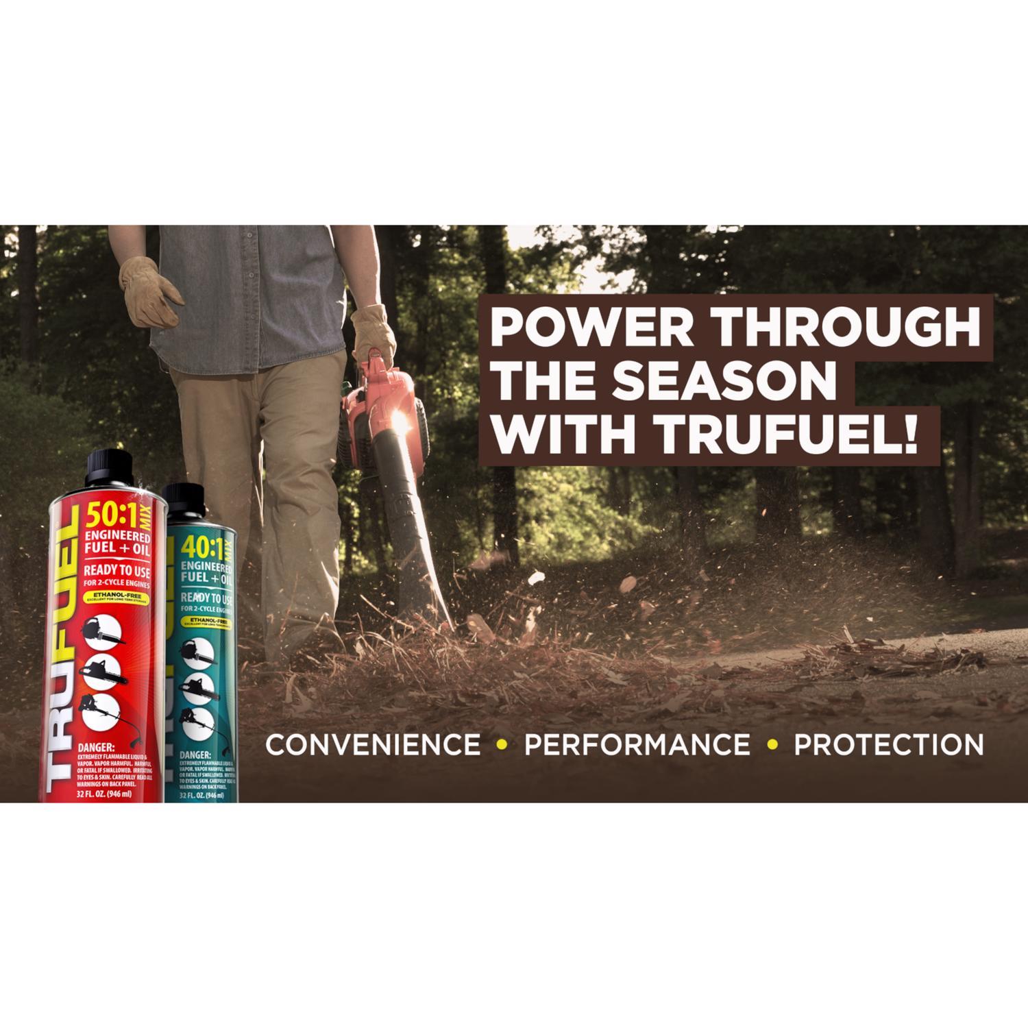 TruFuel Ethanol-Free 2-Cycle 40:1 Engineered Fuel and Oil 32 oz