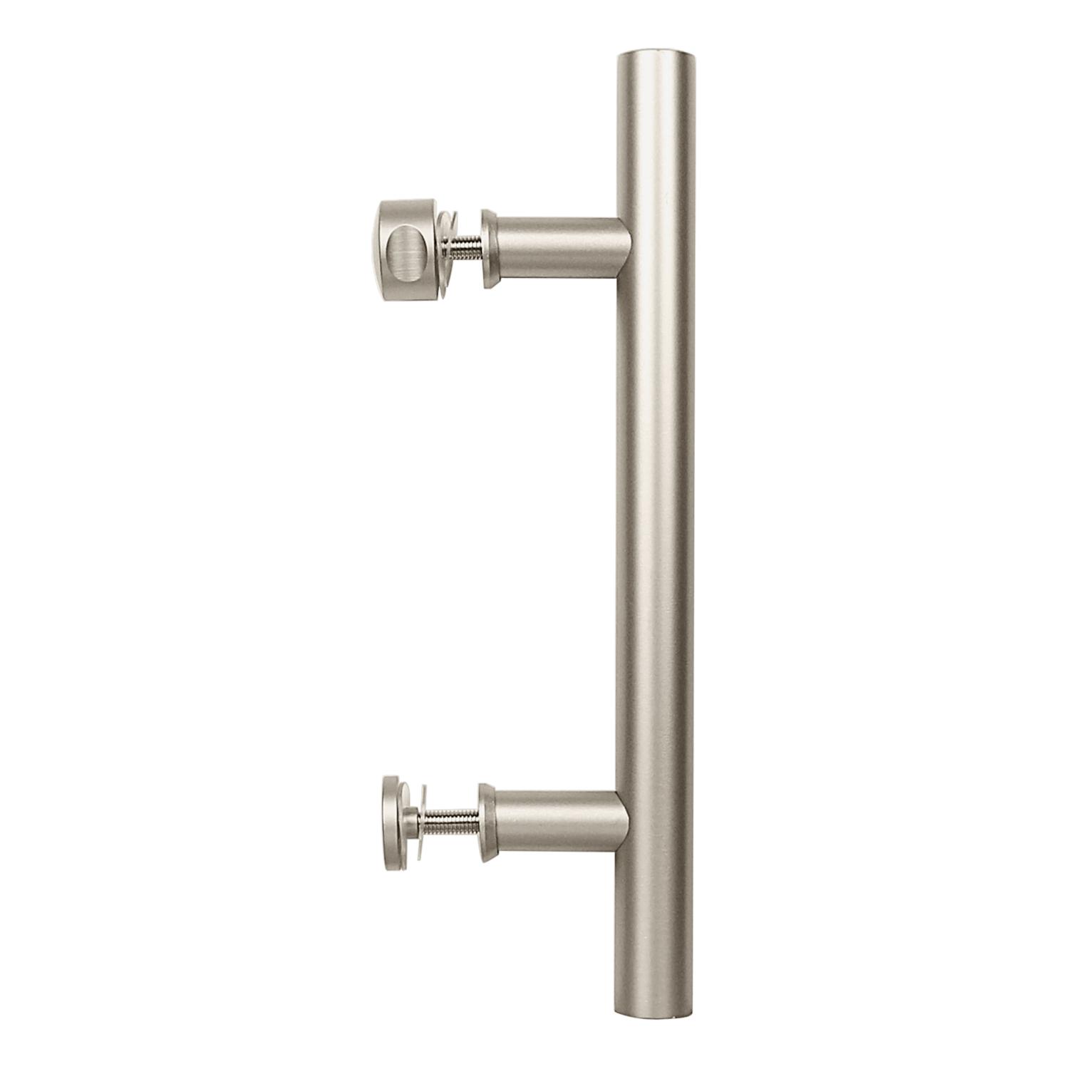 National Hardware Madison 31/32 in. D Satin Nickel Silver Steel Pull Handle 1 pc