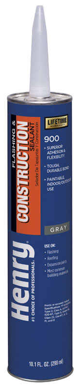 Henry Cement Flashing and Construction Sealant 10.1 oz. Gray