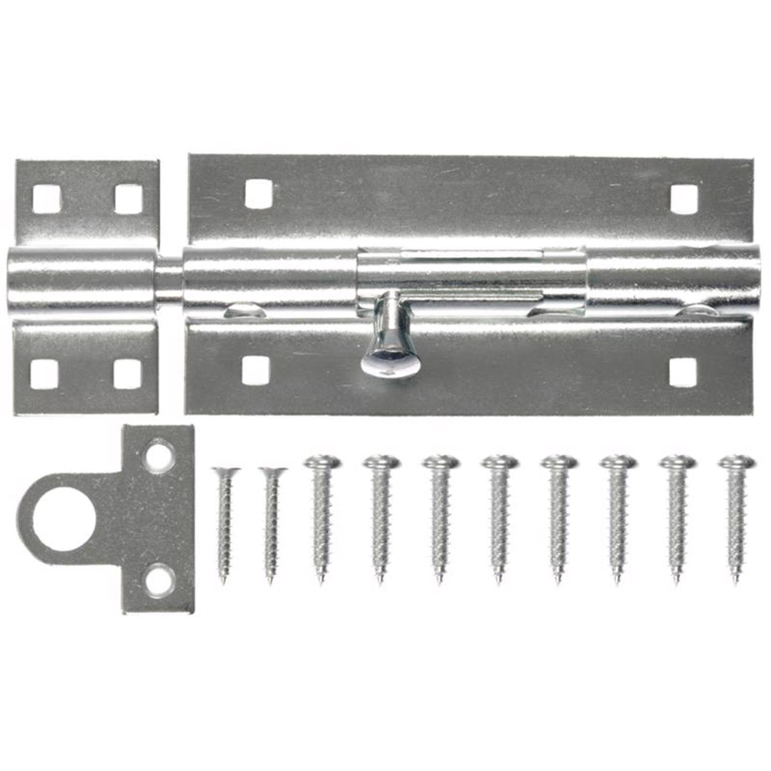 Ace 8 in. L Zinc-Plated Steel Barrel Bolt 1 pk