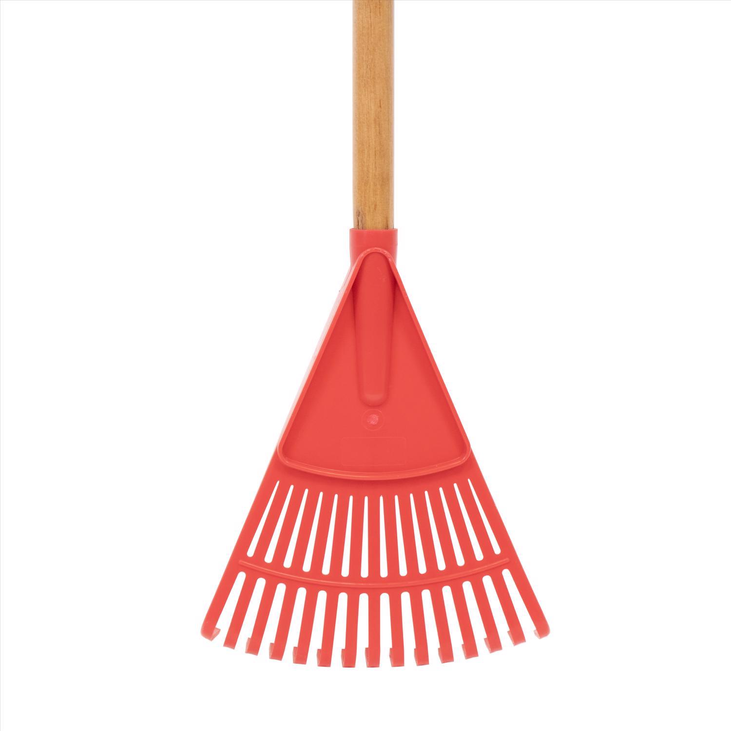Ace 54.5 in. 14 Tine Poly Rake Wood Handle