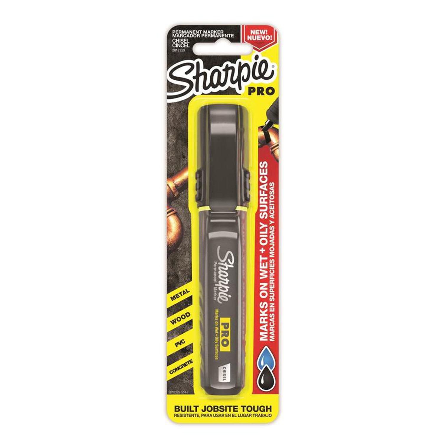 Sharpie Pro Black Chisel Tip Permanent Marker 1 Pack