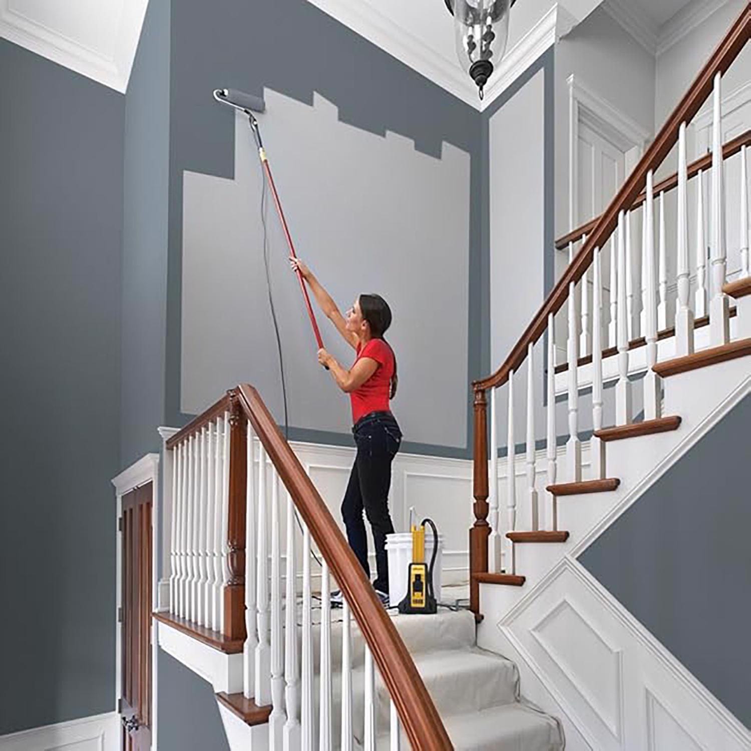 Wagner Smart Polyester 9 in. W X 3/8 in. Paint Roller Cover 1 pk