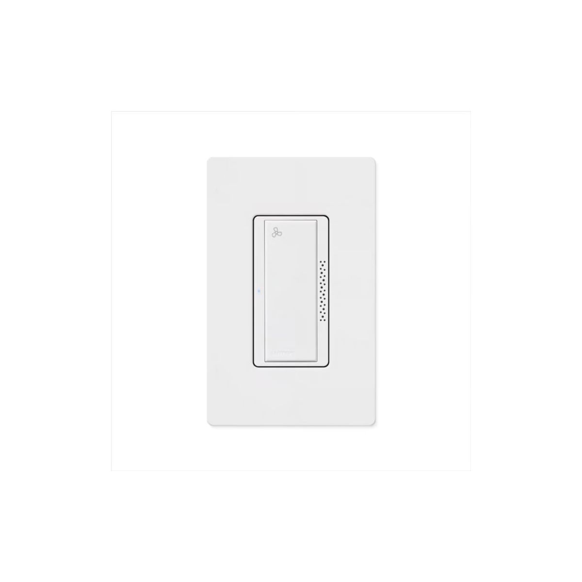 Lutron XactSense Humidity Sensor 3 amps Single Pole Bathroom Exhaust Smart-Enabled Switch White 1 Pack