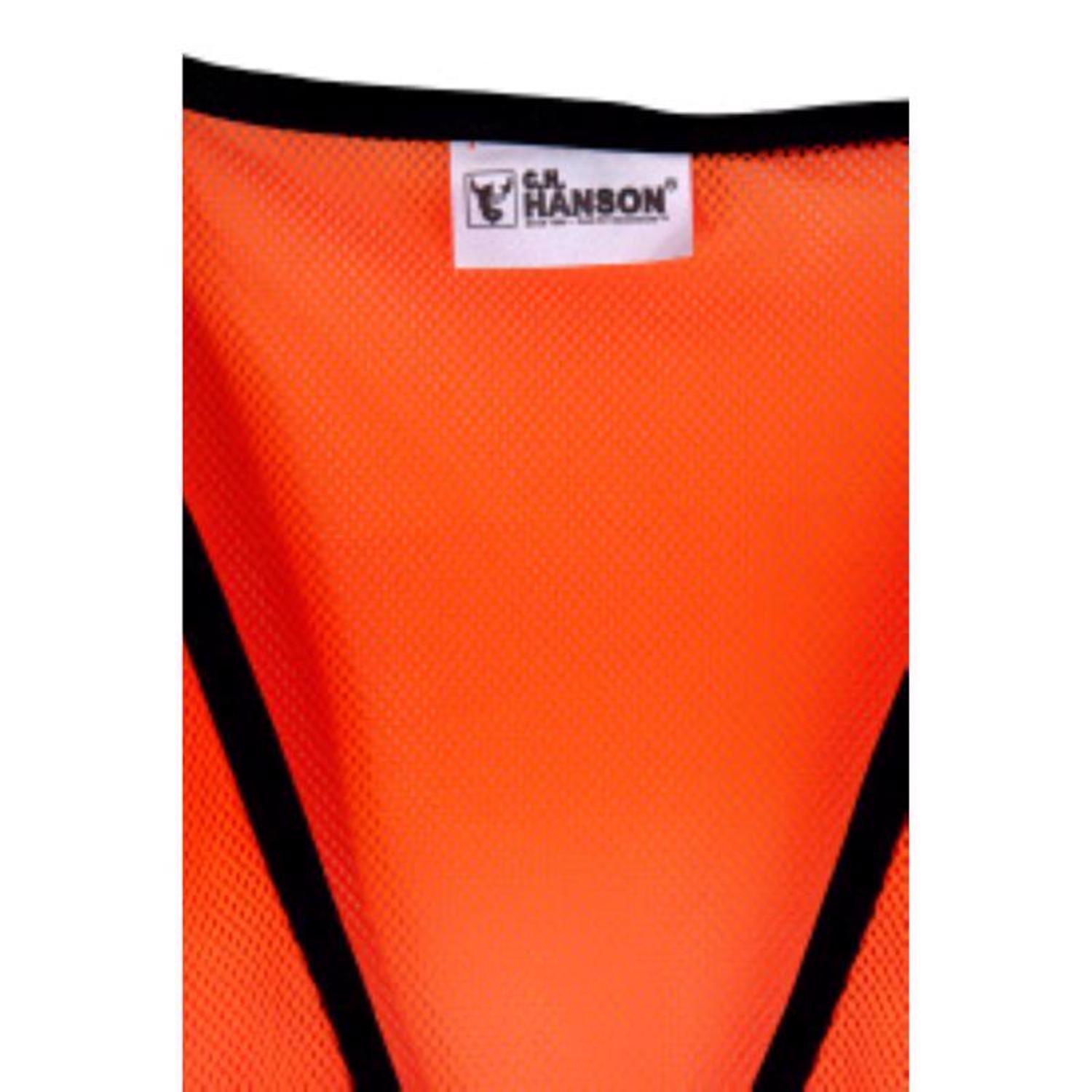 C.H. Hanson Reflective Safety Vest Orange One Size Fits All