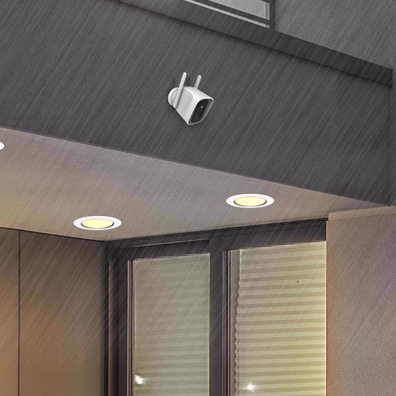 Feit Smart Home Battery Powered Outdoor Smart-Enabled Security Camera