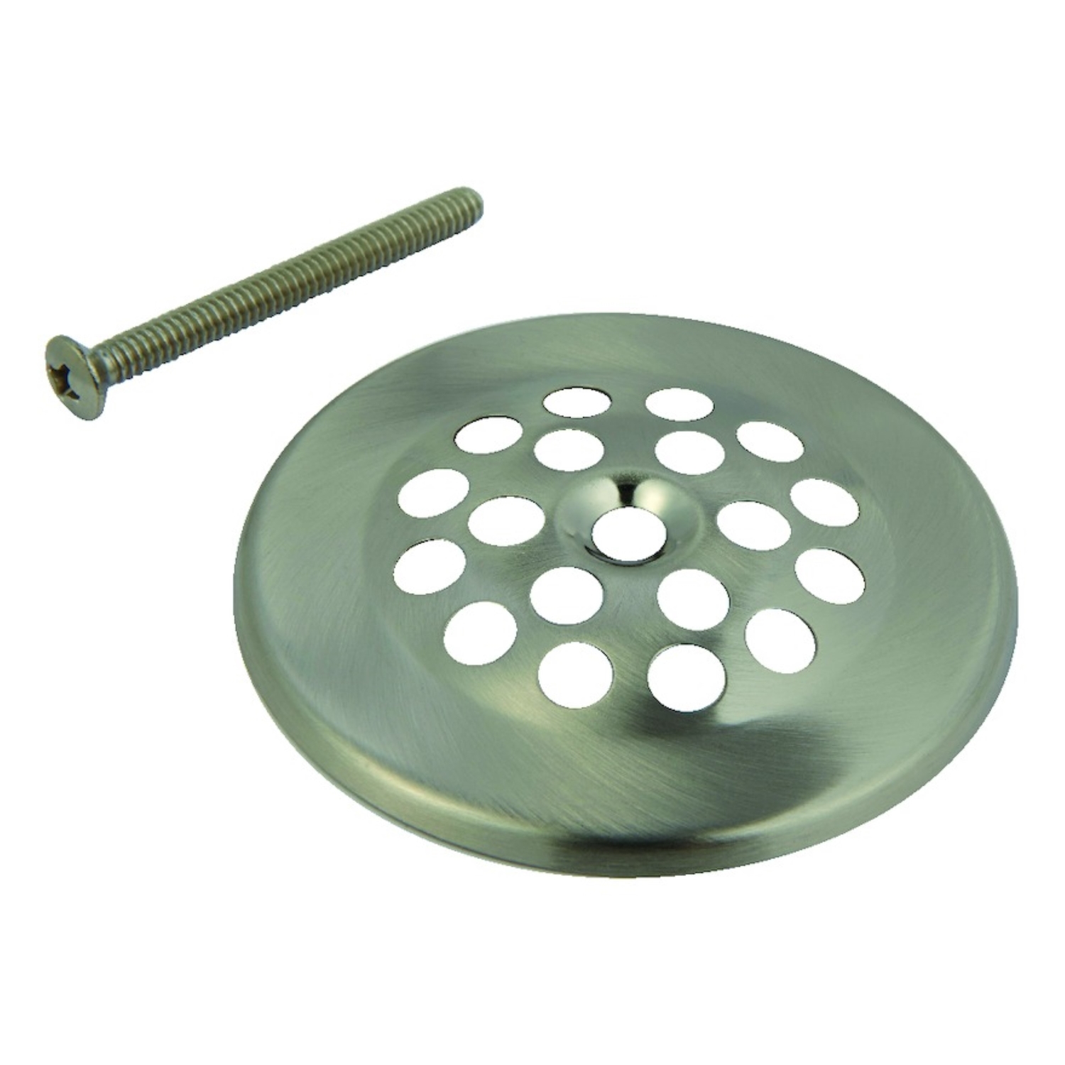 Ace 2-7/8 in. Brushed Nickel Nickel Dome Strainer