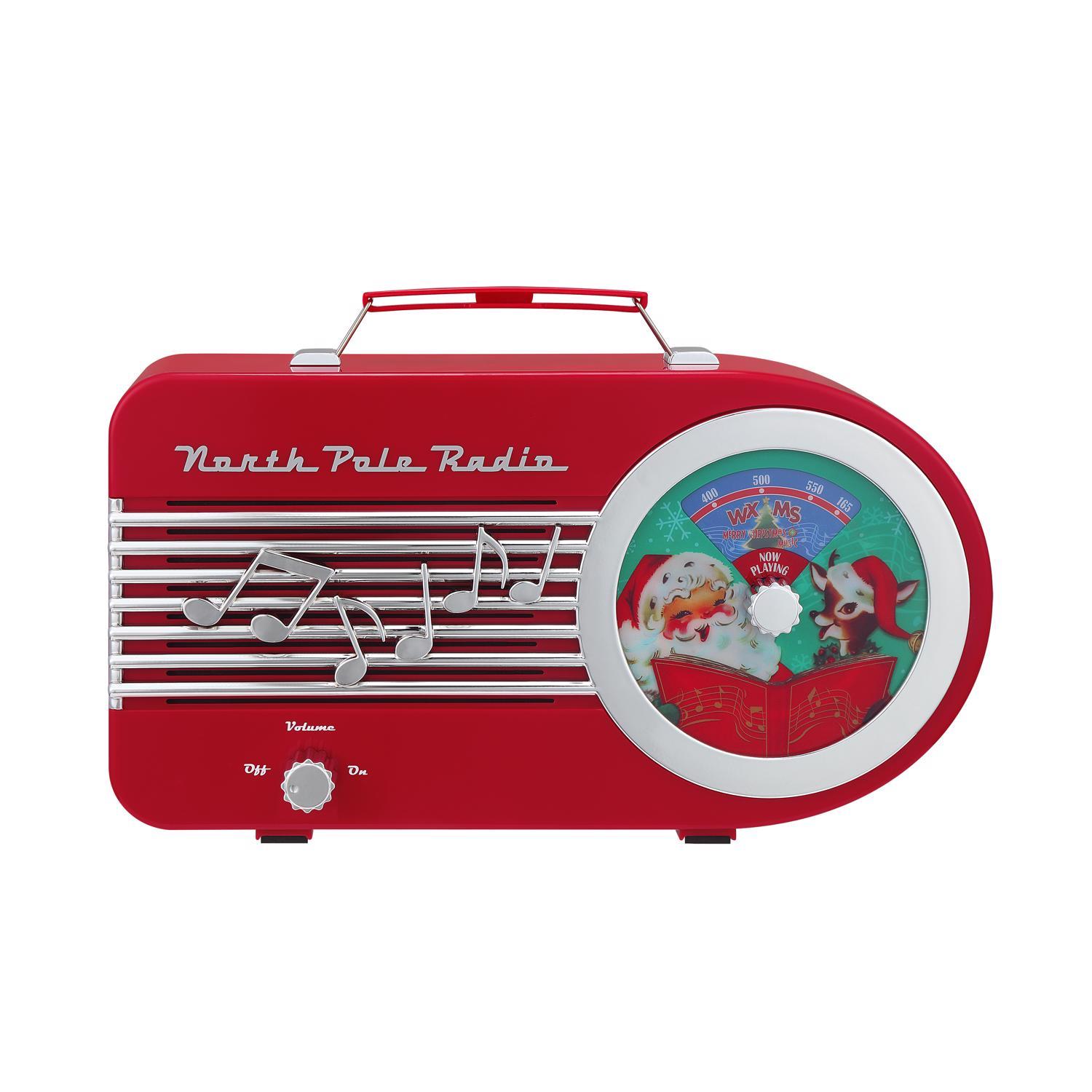 Mr. Christmas North Pole Radio Table Decor 6 in.