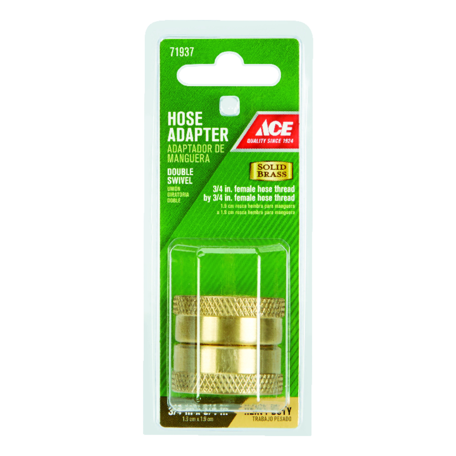 Ace 3/4 in. Brass Threaded Female Hose Coupling