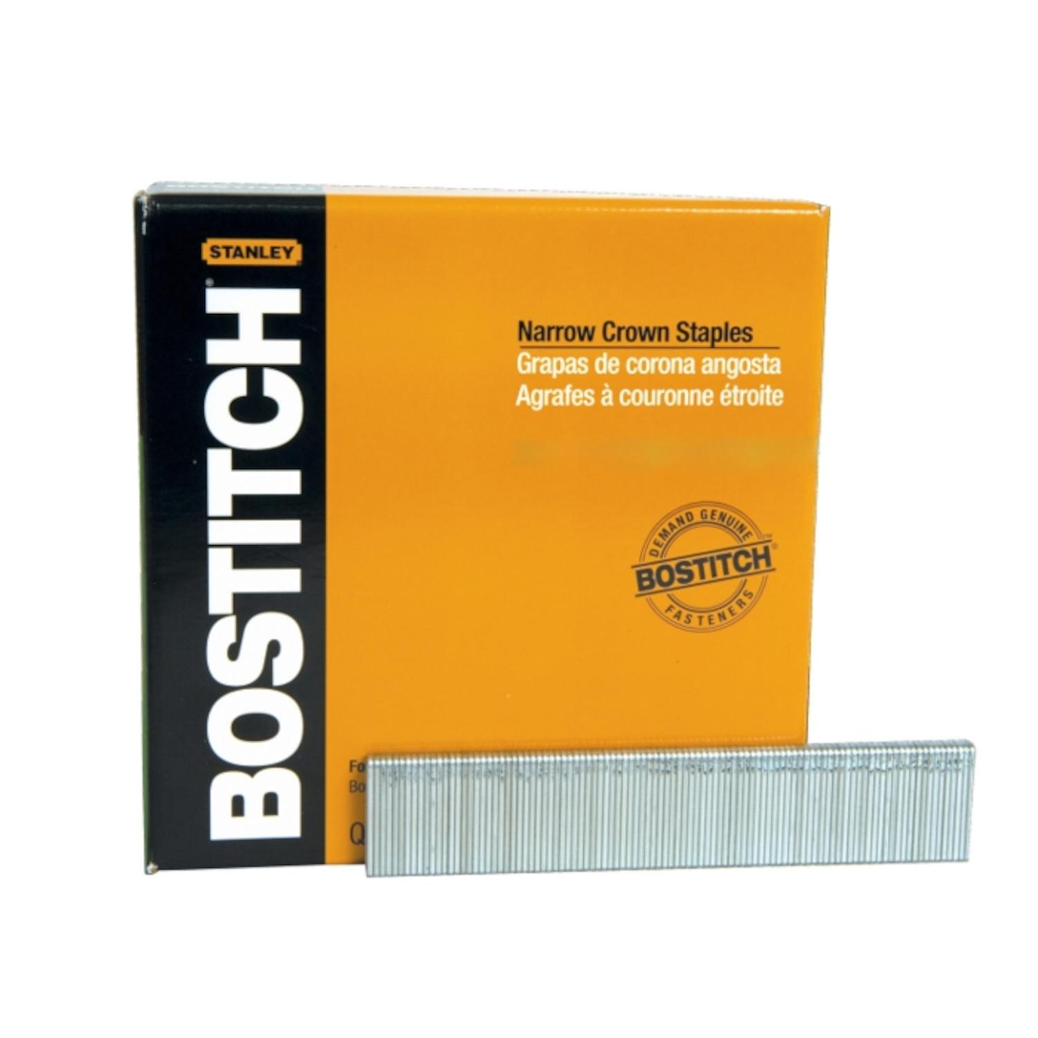 Bostitch SX 7/32 in. W X 1-3/8 in. L 18 Ga. Narrow Crown Staples 3000 pk