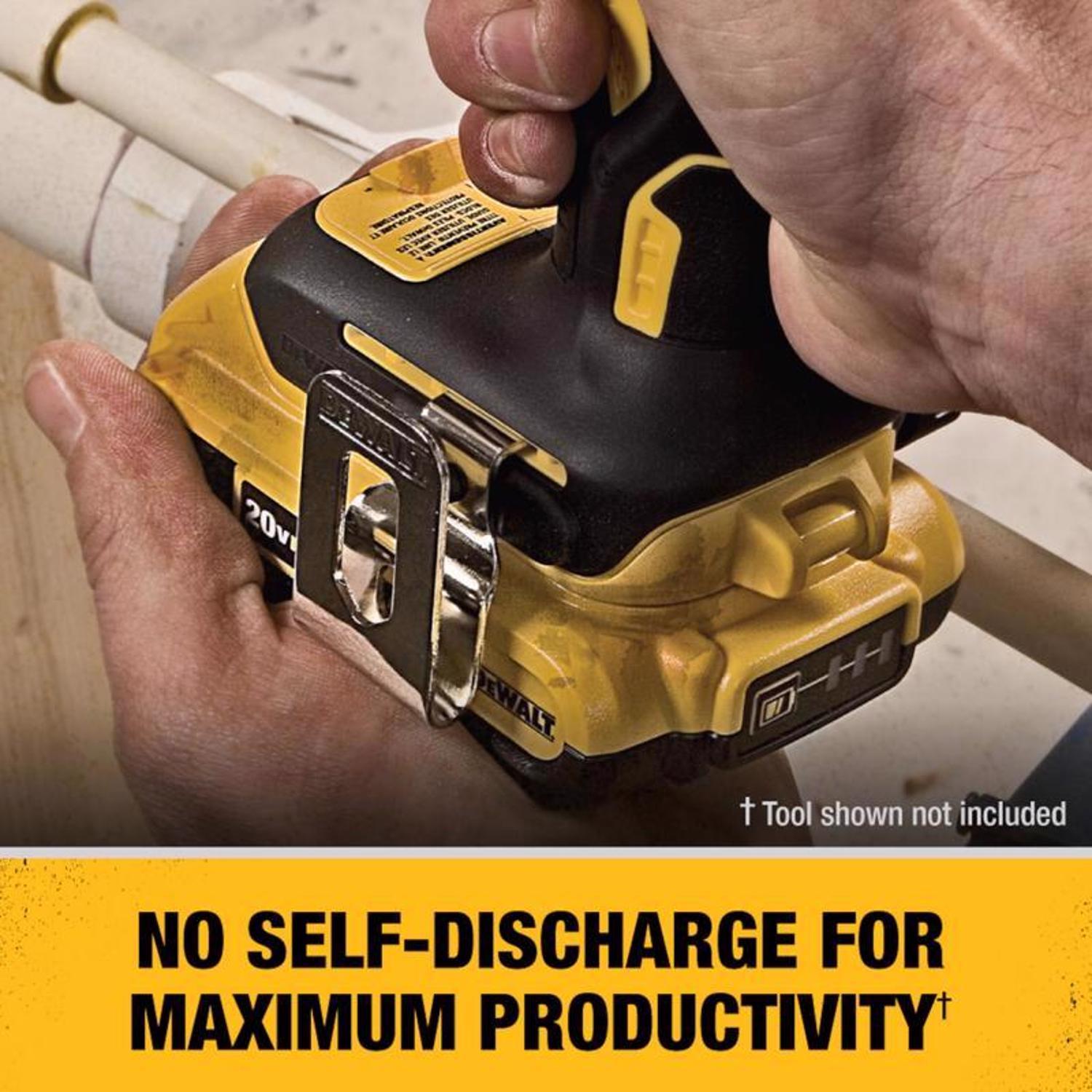 DeWalt 20V MAX XR DCB203 2 Ah Lithium-Ion Compact Battery 1 pc