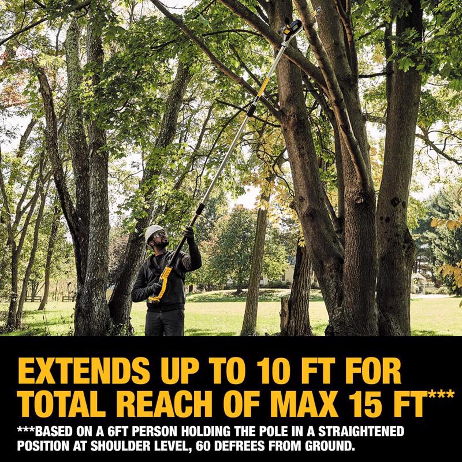 DeWalt 20V MAX XR DCPS620B 8 in. 20 V Battery Pole Saw Tool Only