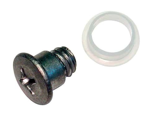 Barton Kramer Silver Aluminum Window Bolt 1/2 in. L X 0.43 in. H 1 pk