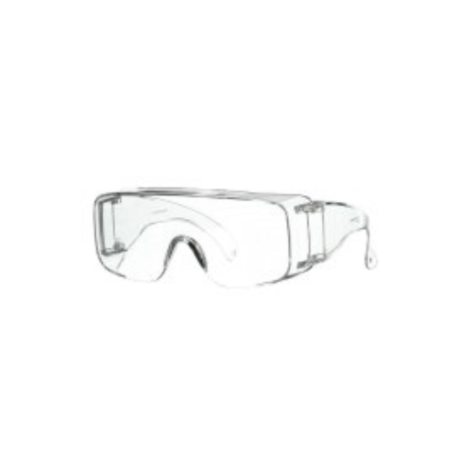 3M Over-the-Glass Safety Glasses Clear Lens Clear Frame 1 pc
