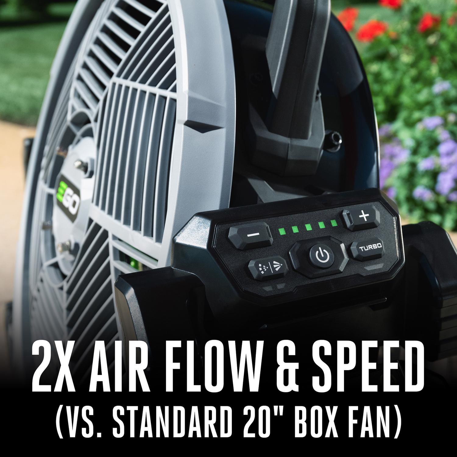 EGO Power+ 18 in. H 5 speed Misting Fan Bare Tool