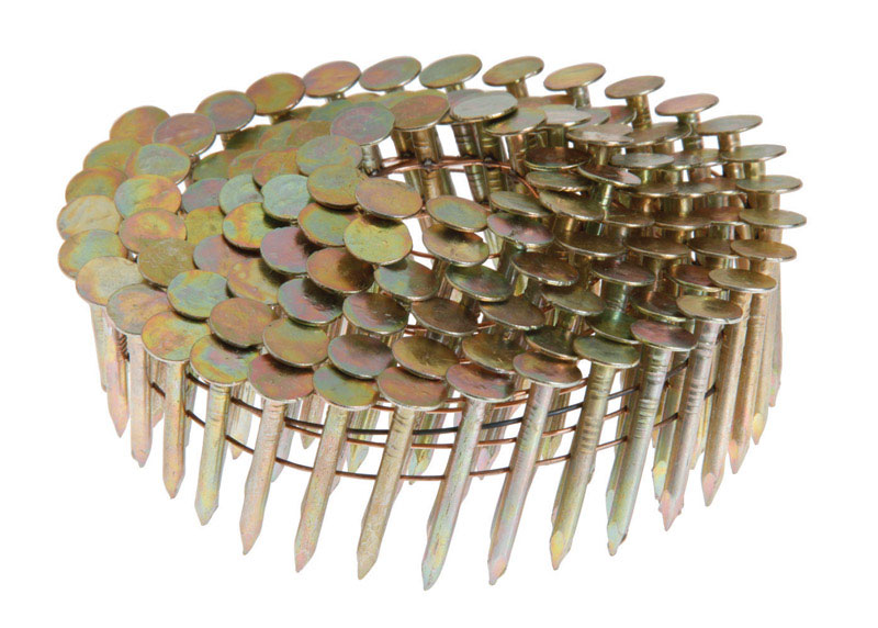 National Nail Pro-Fit 1-1/4 in. L .120 Ga. Electrogalvanized Coil Roofing Nails 7200 pk