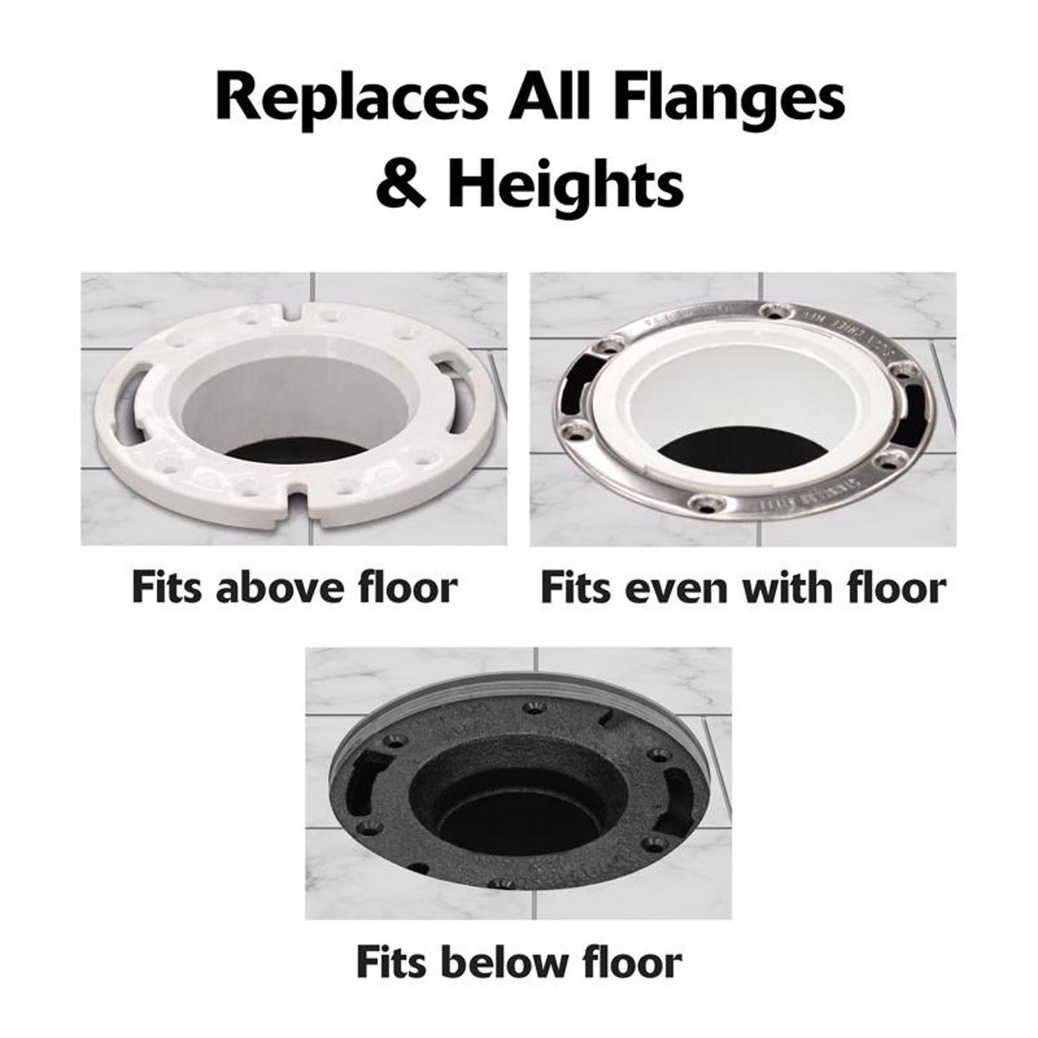 Korky Wax Free Toilet Seal Rubber and Foam For Universal