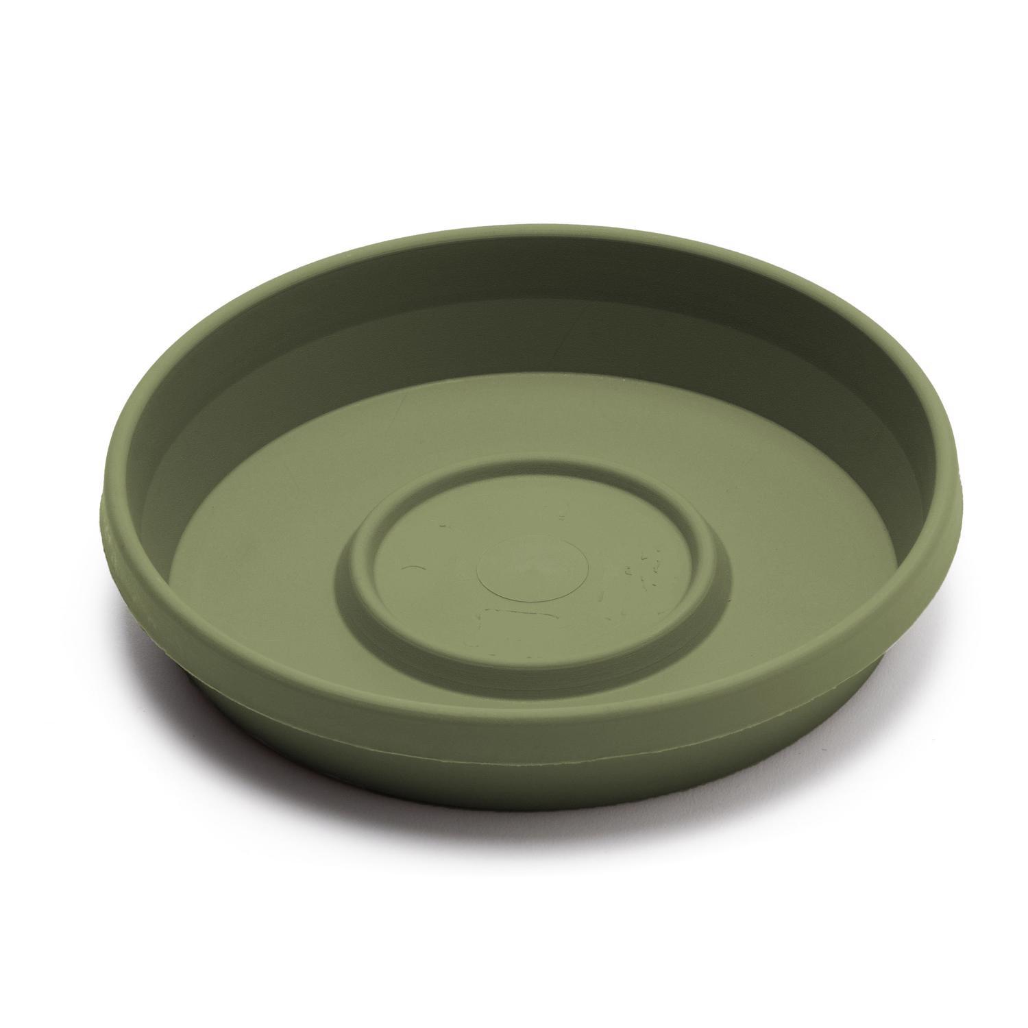 Bloem Terra 2 in. H X 11.25 in. W X 9.5 in. D Resin Traditional Plant Saucer Living Green