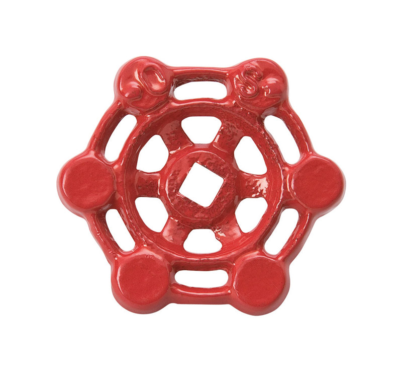 B & K 1 in. FPT Red Wheel Handle