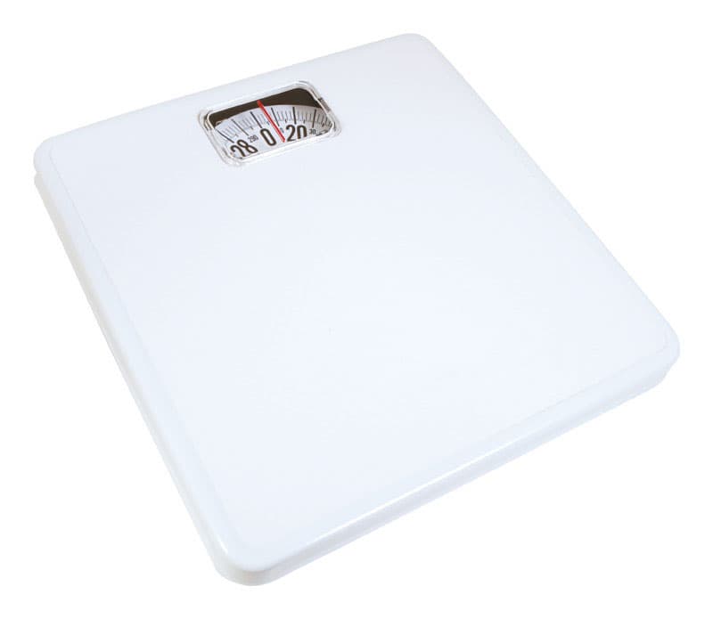 Taylor 300 lb Analog Bathroom Scale White