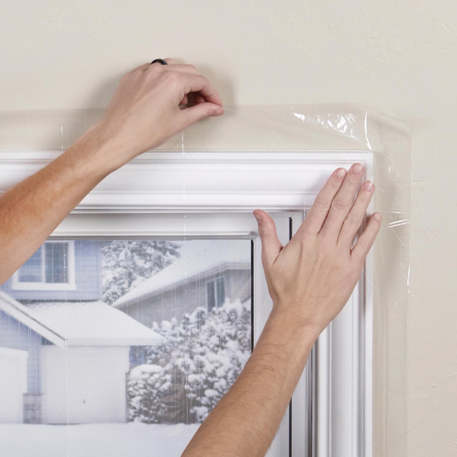 M-D Building Products Polar Block Indoor Window Shrink Film 42 in. L X 62 in. W 9 sheet