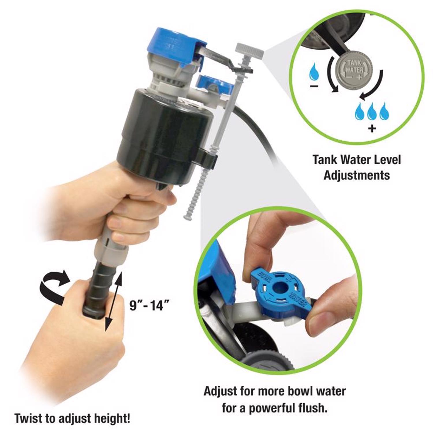Fluidmaster PerforMAX The Everything Toilet Repair Kit Multicolored Plastic For Universal