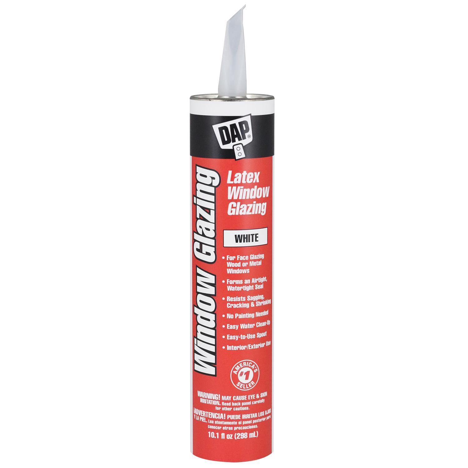 DAP White Latex Window Glazing 10.1 oz