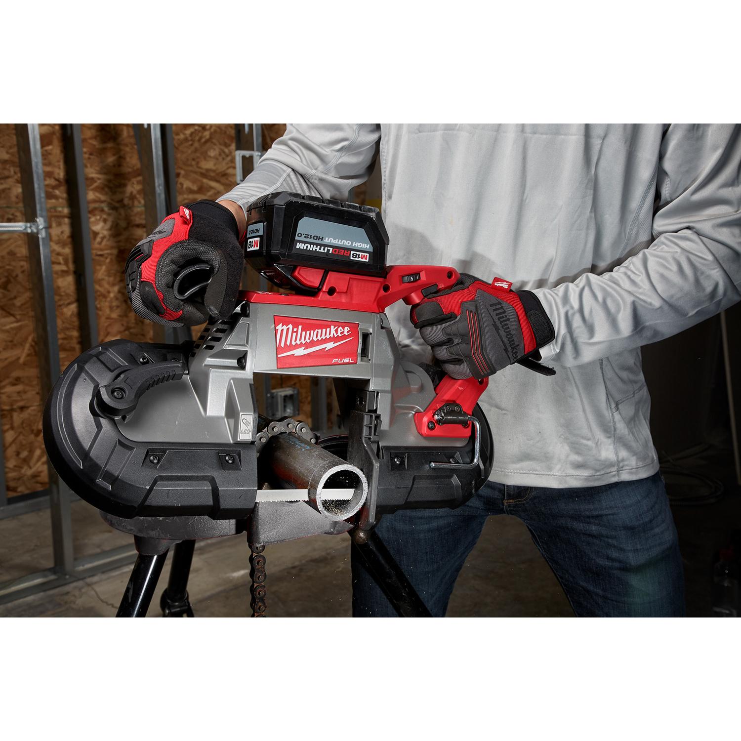 Milwaukee 44.9 in. L X 0.5 in. W Bi-Metal Portable Band Saw Blade 10 TPI Raker teeth 3 pk