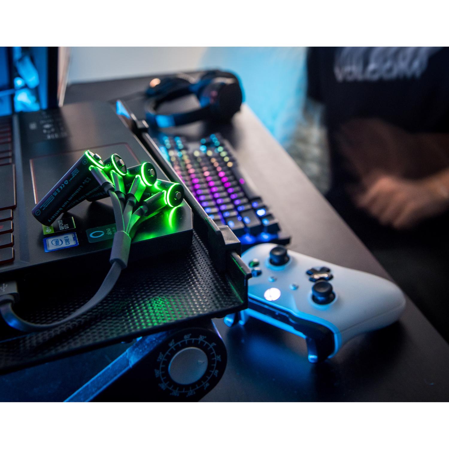 Pale Blue Earth AAA Lithium Batteries 4 Pack Carded