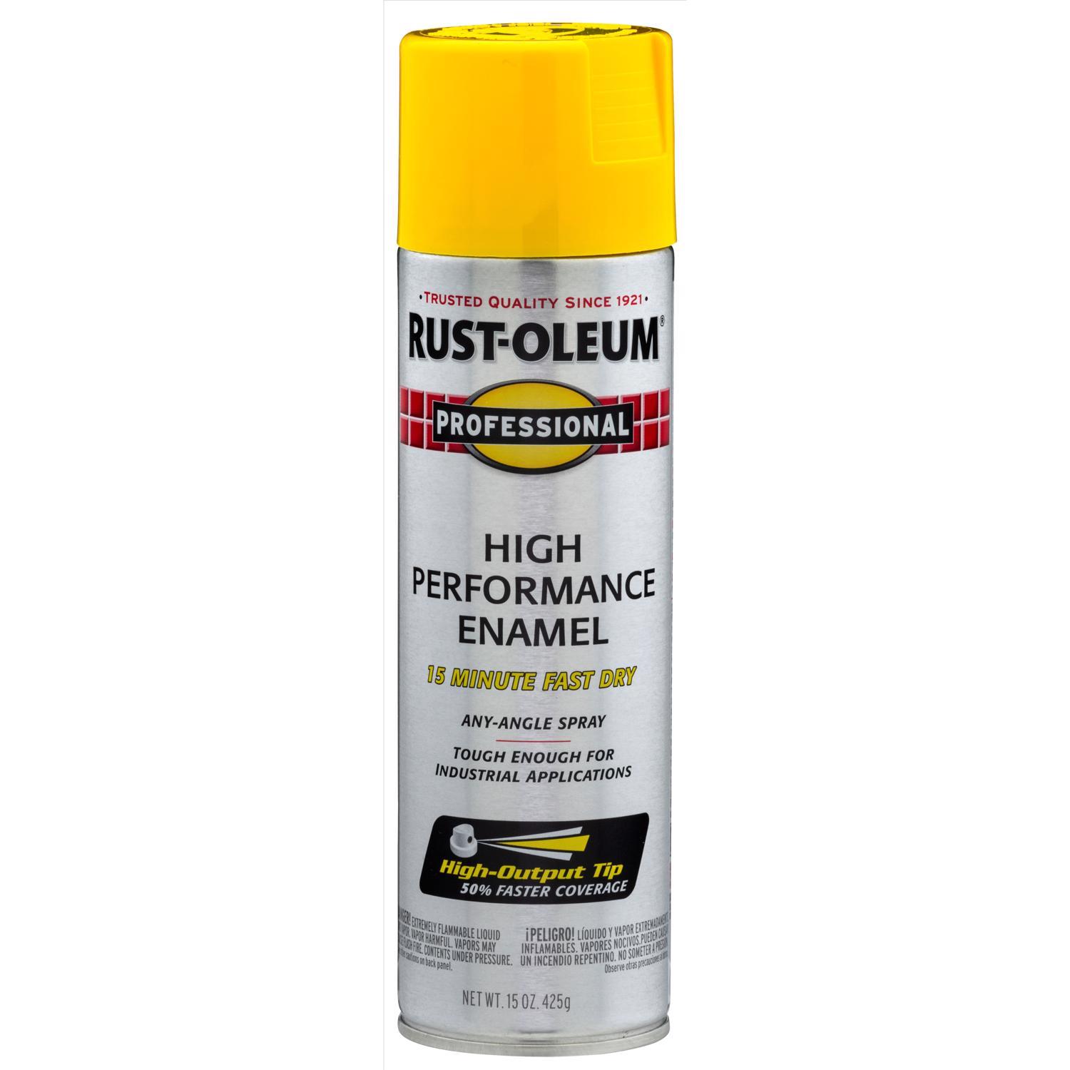 Rust-Oleum Professional Safety Yellow Enamel Spray 15 oz.
