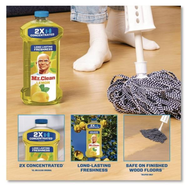 Mr. Clean 23 oz. Multi-Surface Antibacterial Cleaner - Lemon Scent (6/Carton)