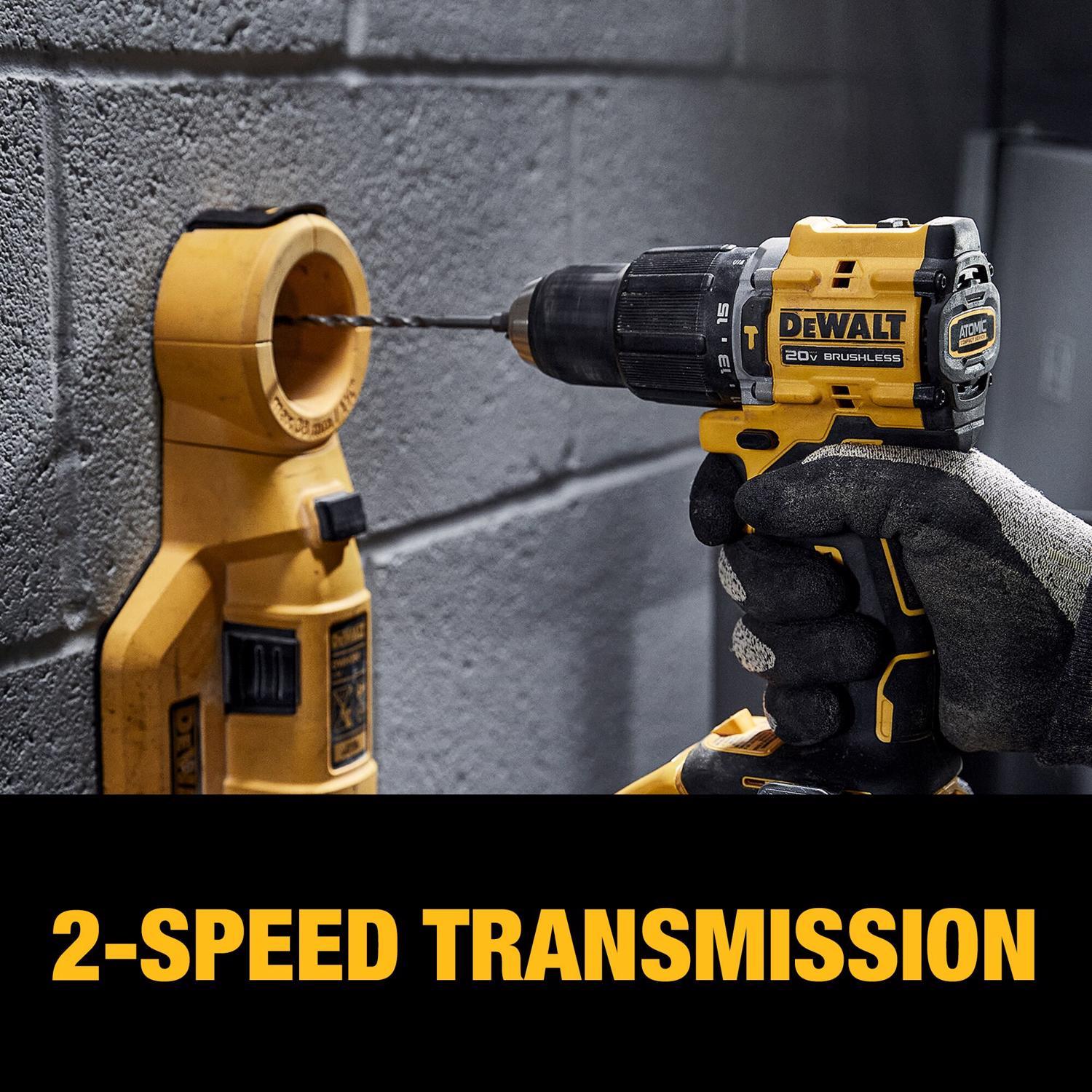 DeWalt 20V MAX ATOMIC 1/2 in. Brushless Cordless Hammer Drill Kit (Battery & Charger)