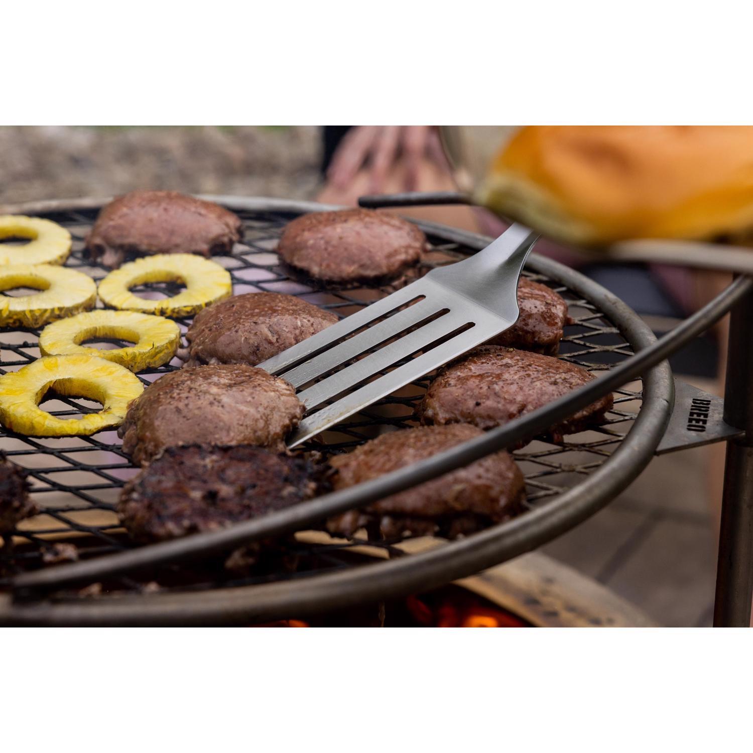 Breeo Stainless Steel Black/Silver Grill Tool Set 3 pk