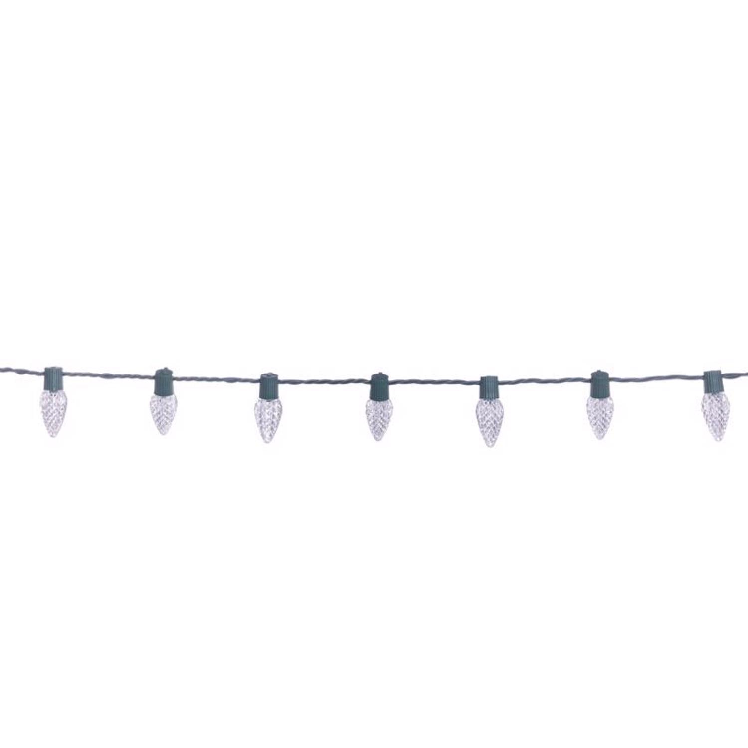 Celebrations Classic LED C9 Pure White 25 ct String Christmas Lights 16 ft.