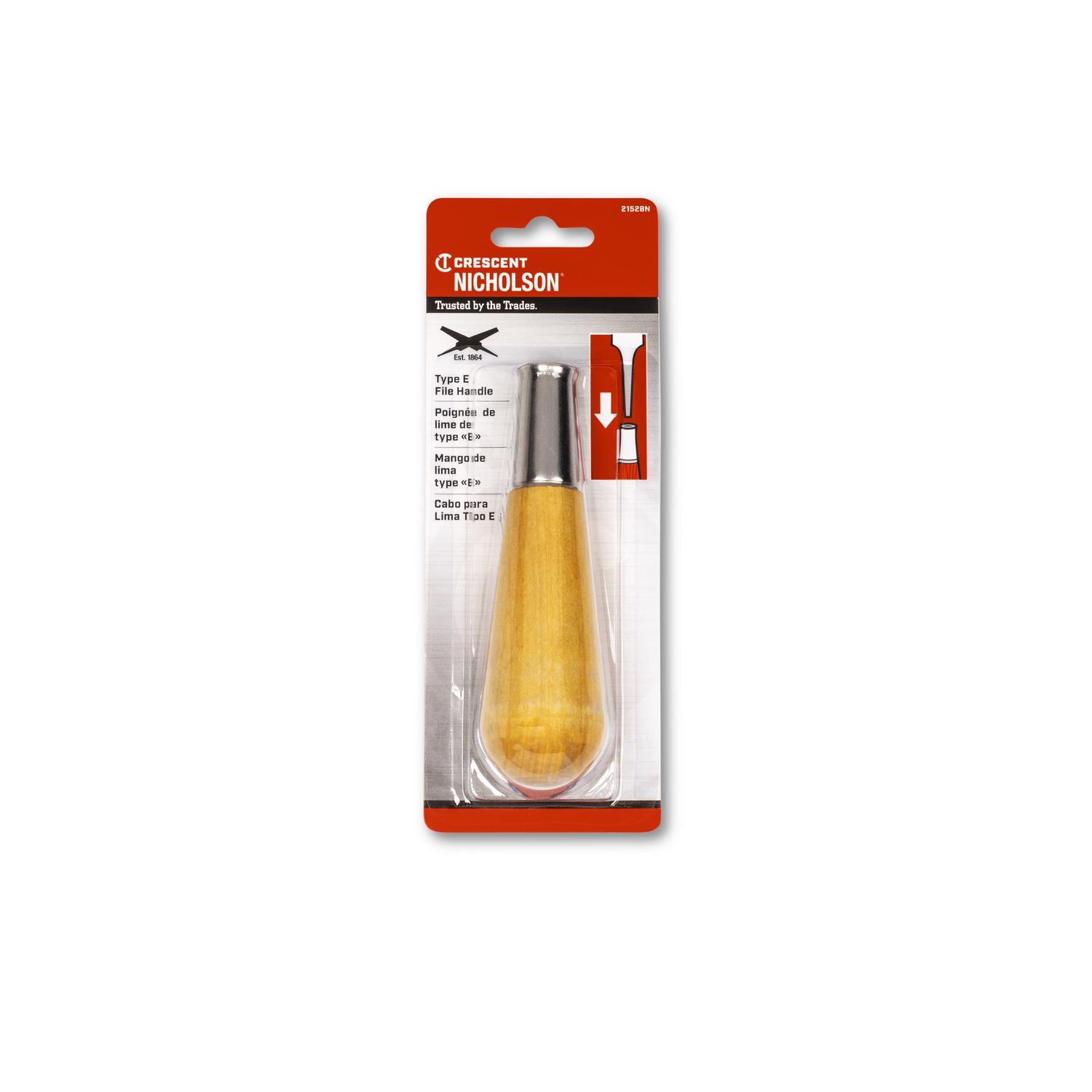 Crescent Nicholson 5-1/4 in. L X 2.8 in. W Wood File Handle 1 pc