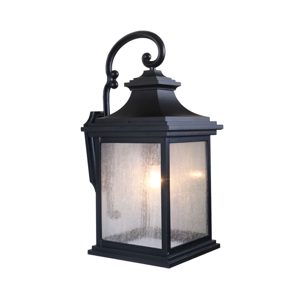 Craftmade Gentry 1 Light Large Outdoor Wall Lantern in Midnight