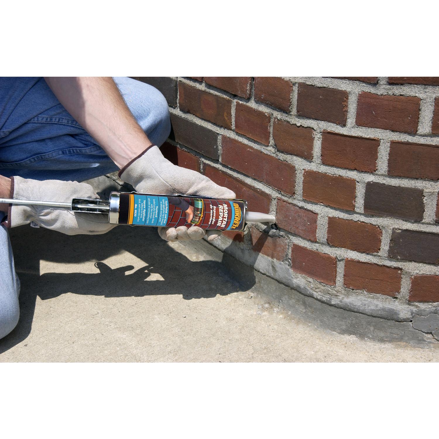 Quikrete Gray Acrylic Concrete and Masonry Caulk Sealant 10.1 oz