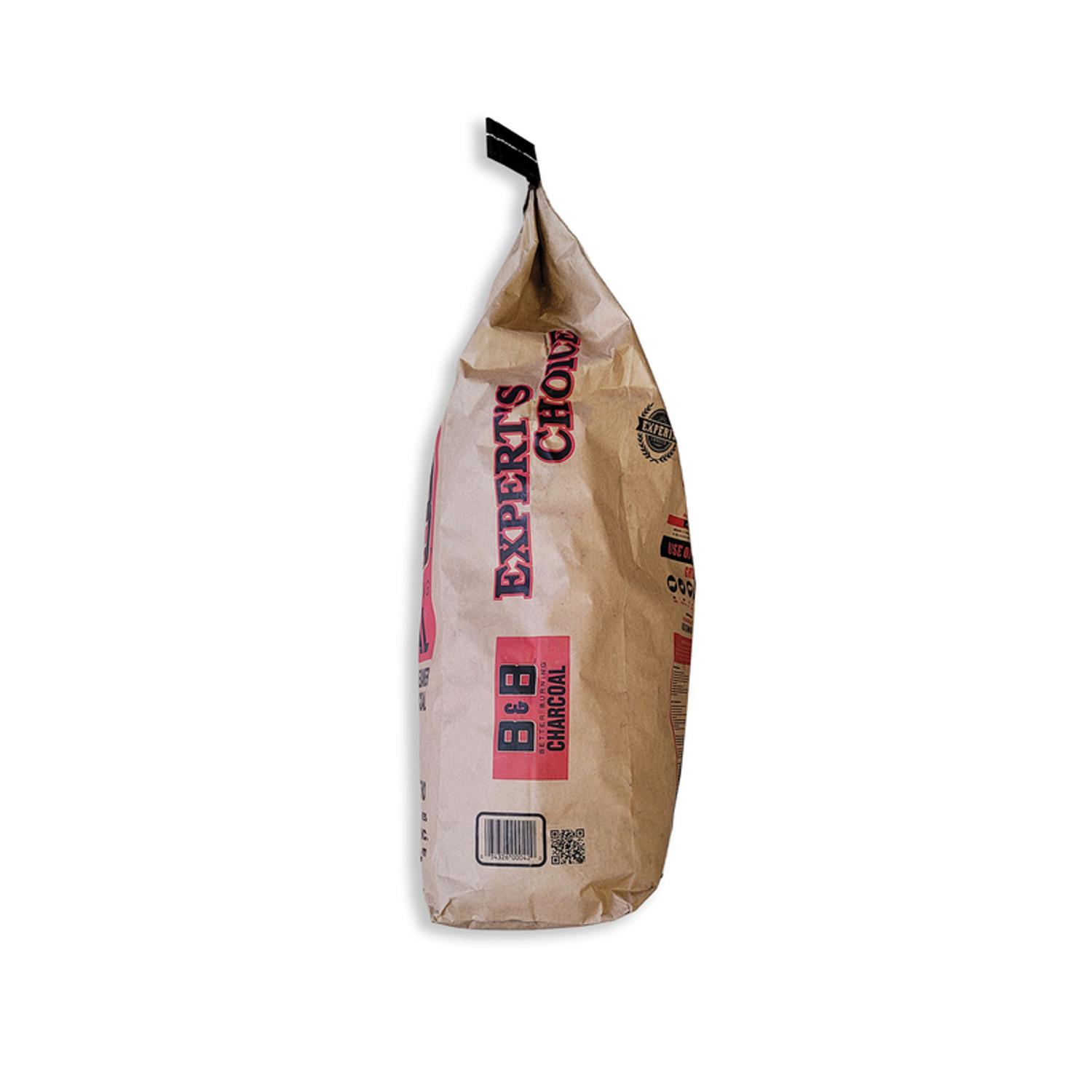 B&B Charcoal All Natural Oak Hardwood Lump Charcoal 20 lb