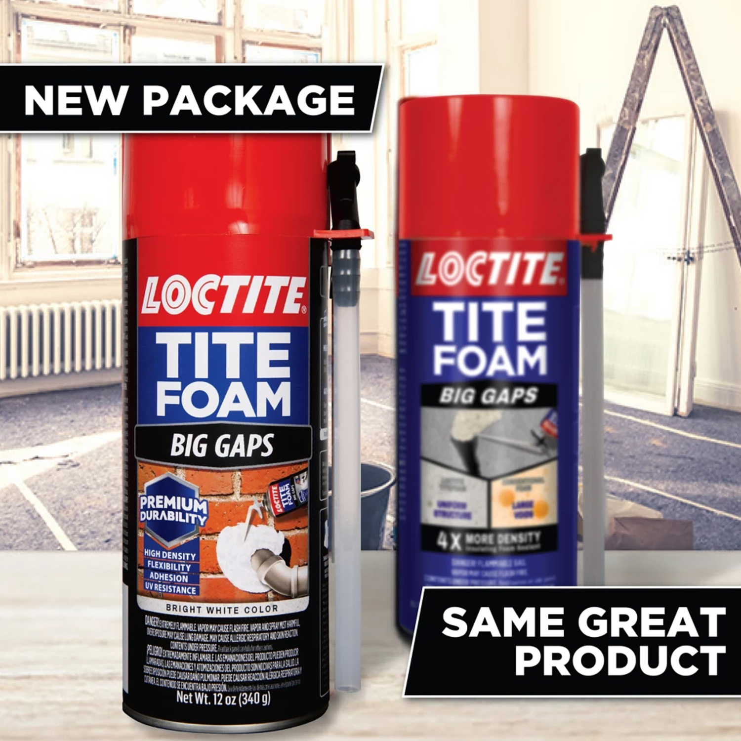 Loctite Tite Foam White Polyurethane Big Gaps Foam Sealant 12 oz