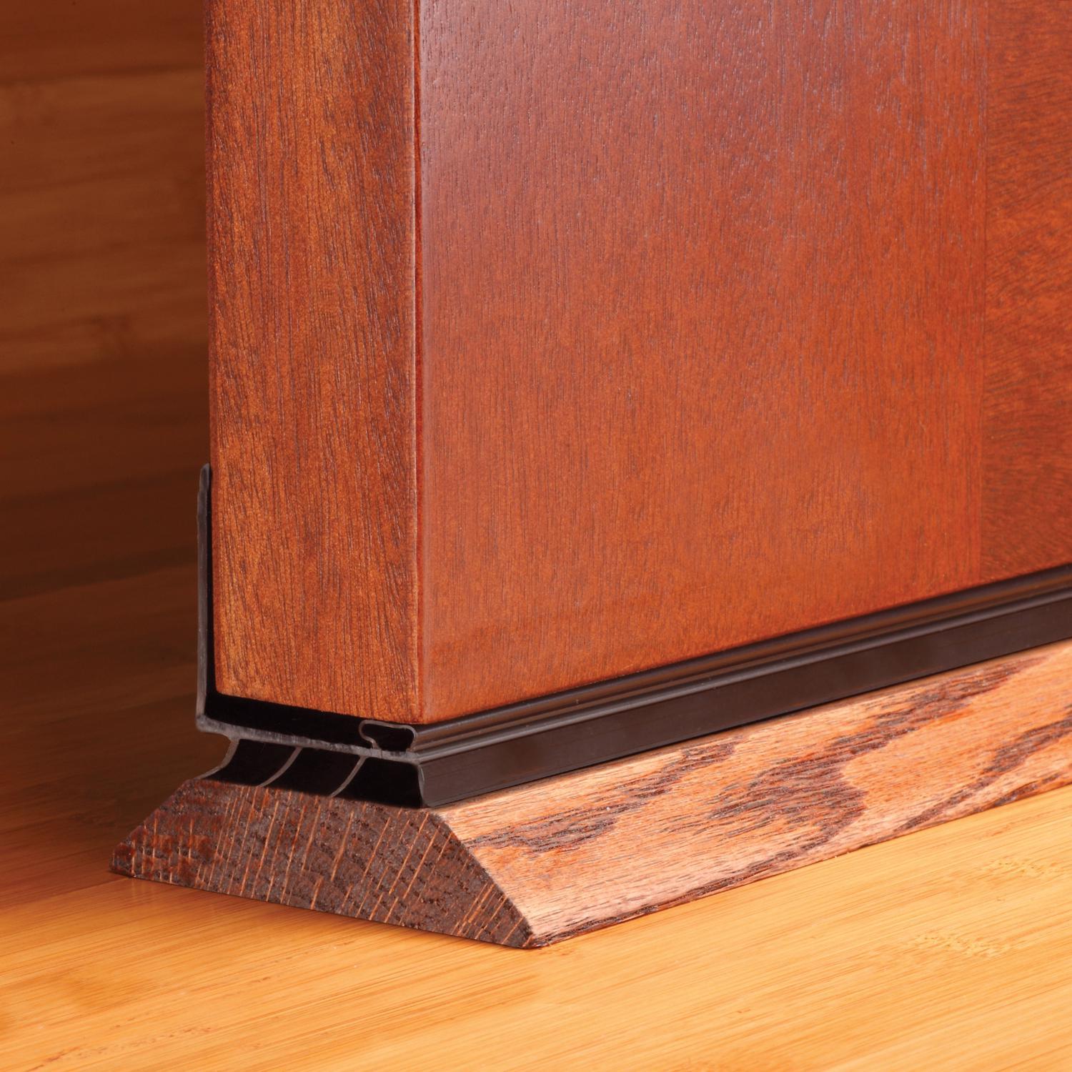 M-D Building Products Brown Vinyl Under Door Seal For Doors 36 in. L X 2 in.