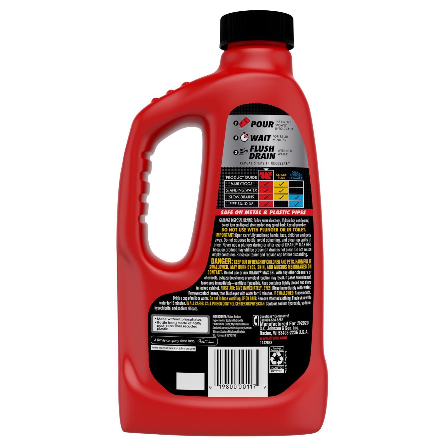 Drano Professional Strength Gel Clog Remover 32 oz