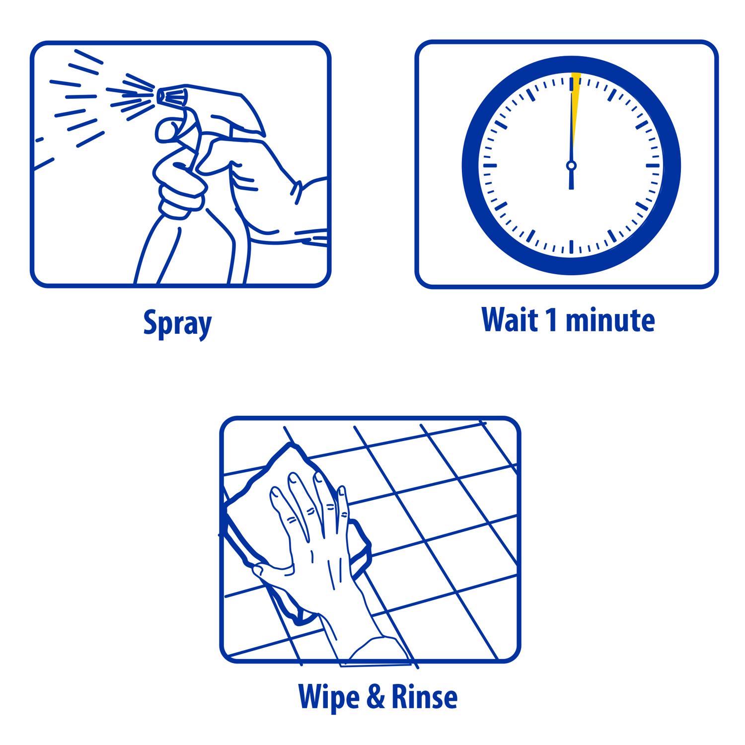 Zep No Scent Tub and Tile Cleaner 32 oz Liquid