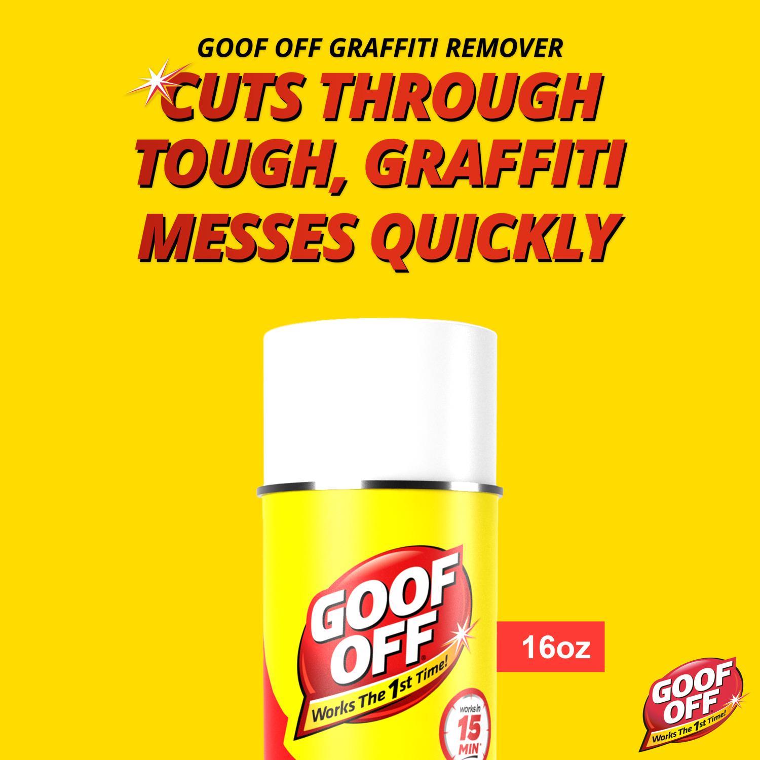 Goof Off Pro Strength Graffiti All Purpose Remover 16 oz