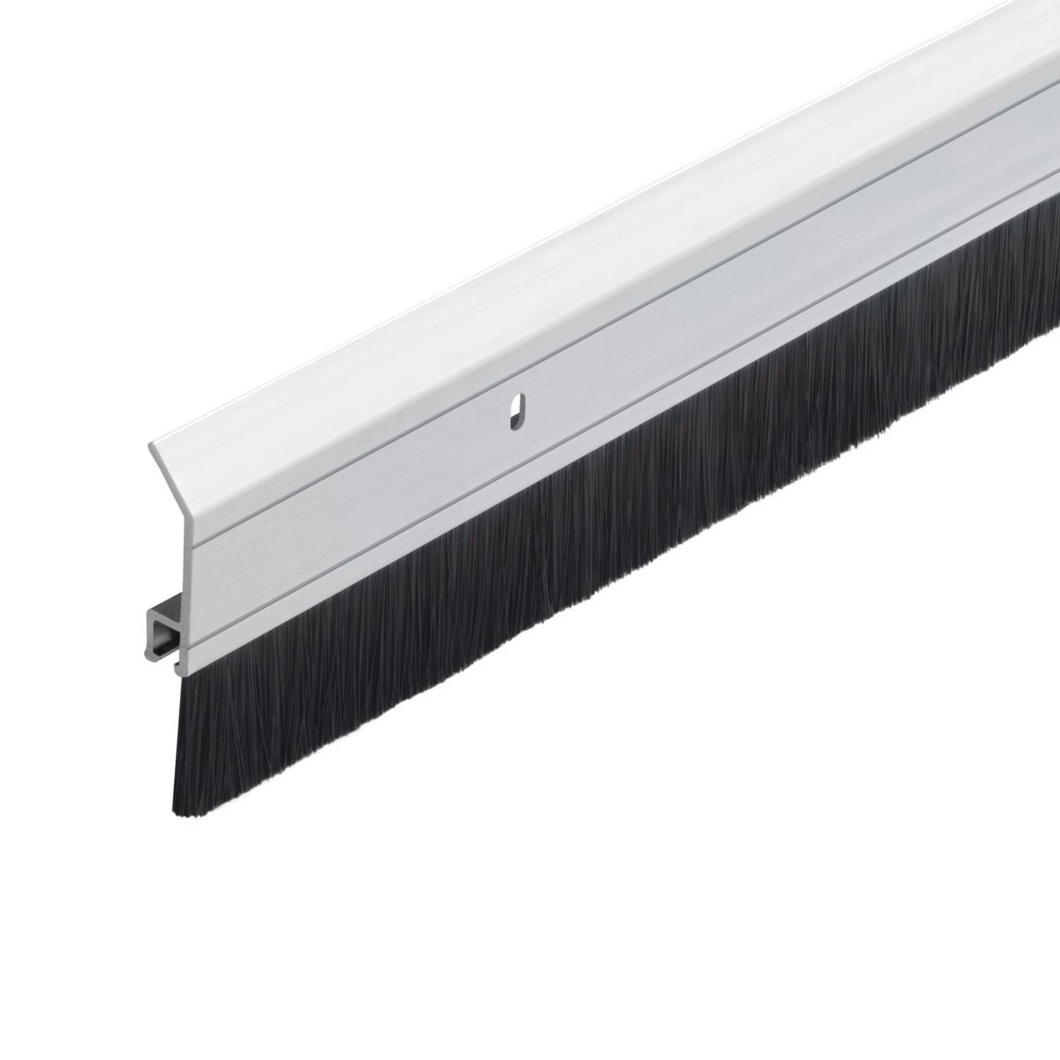 M-D Brown/Silver Vinyl Brush Sweep For Doors 36 in. L X 2-1/4 in.