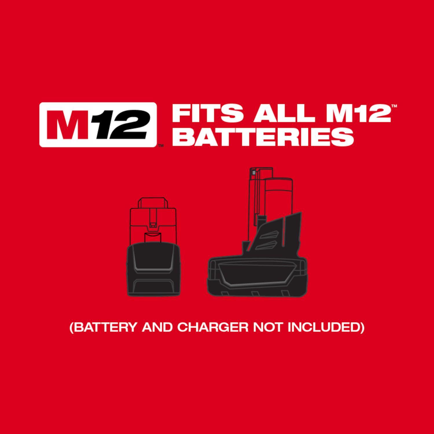 Milwaukee M12 1 in. Tubing Cutter 14 in. L Black/Red 1 pc