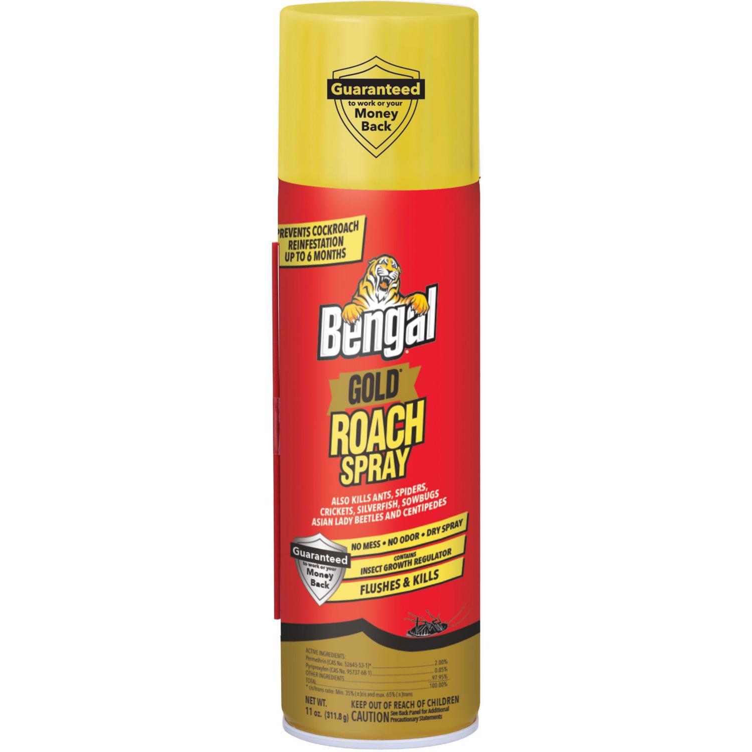 Bengal Gold Roach Spray Insect Killer Liquid 11 oz