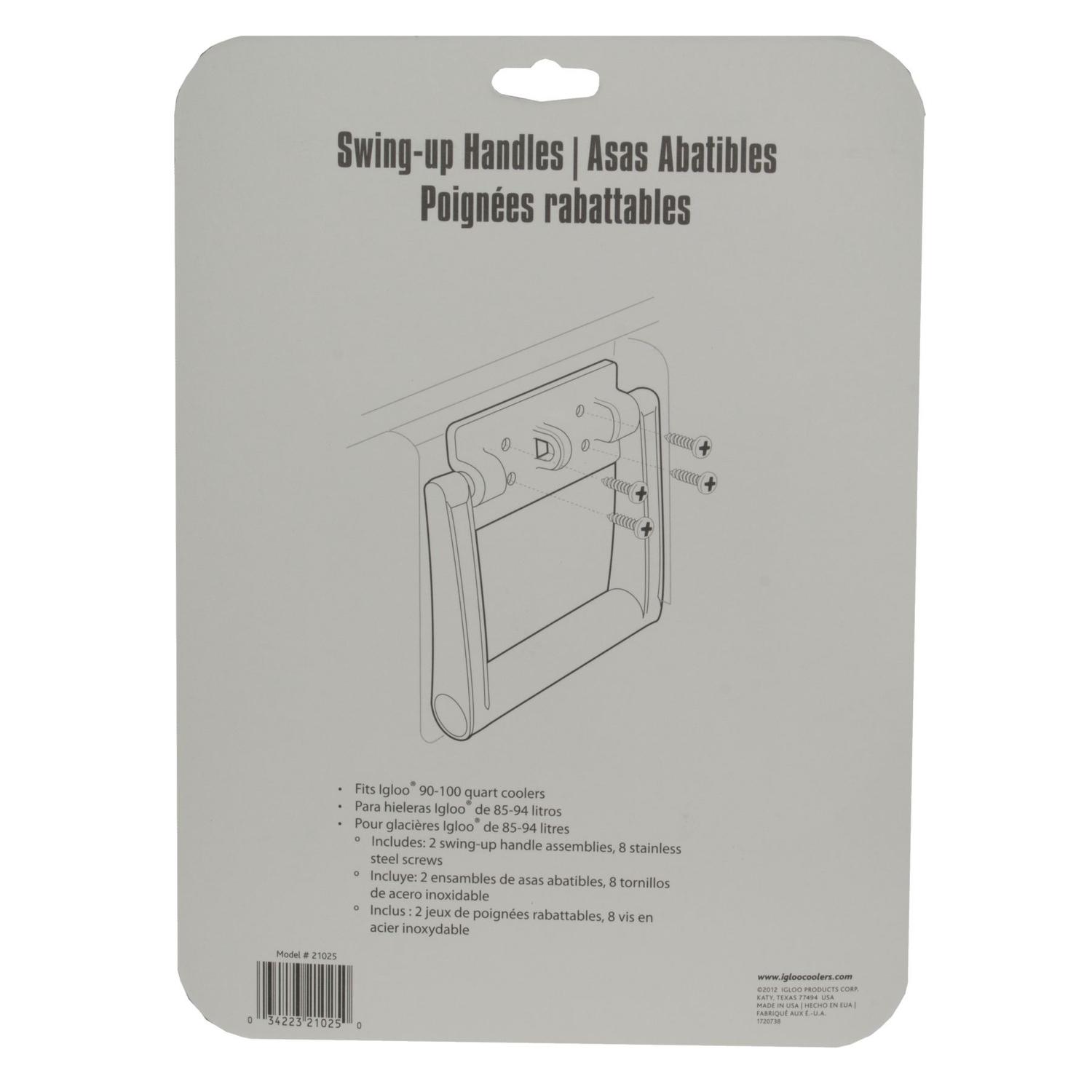 Igloo Cooler Handle White 2 pk