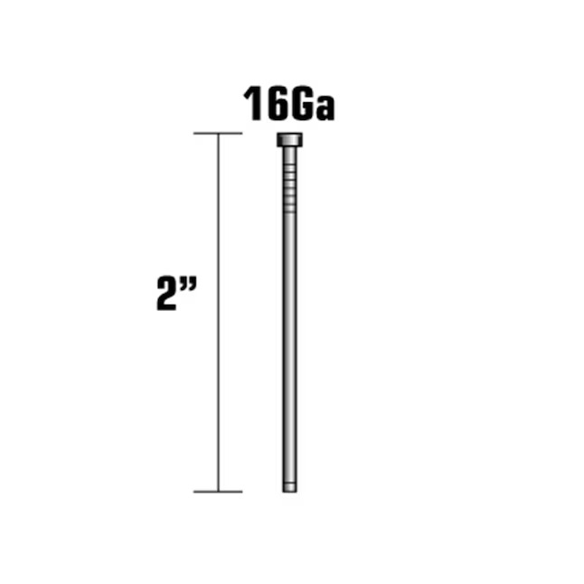 Metabo HPT 2-in. 16-Gauge Straight Finish Nail