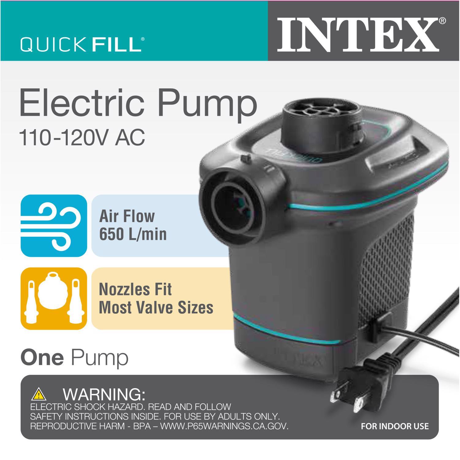Intex Air Pump 4.9 in. H X 5.6 in. W X 5.6 in. L